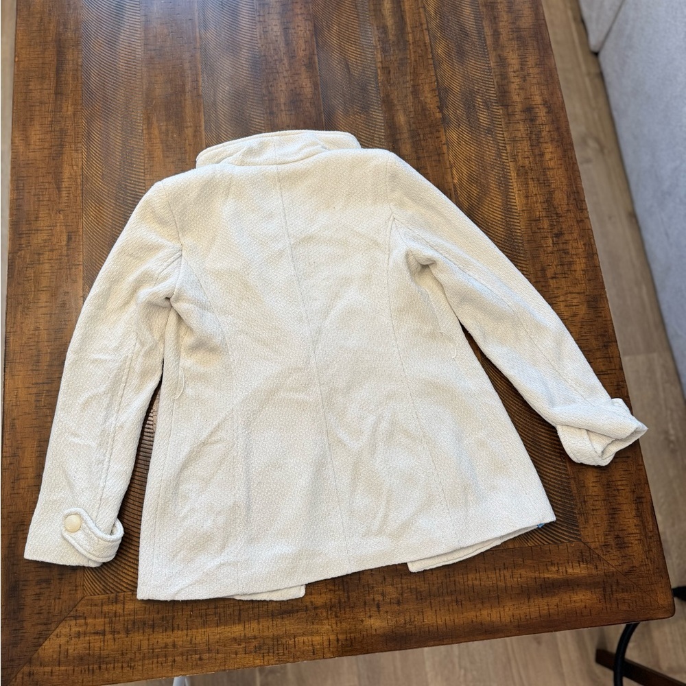 Jessica Simpson Cream Textured Jacket - Picture 6 of 7